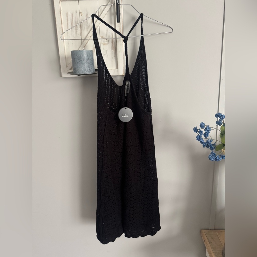 Lulu's Black swim cover up